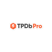 Load image into Gallery viewer, TPDb Pro Bubble-Free Stickers
