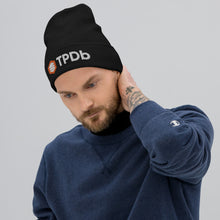 Load image into Gallery viewer, TPDb Embroidered Beanie
